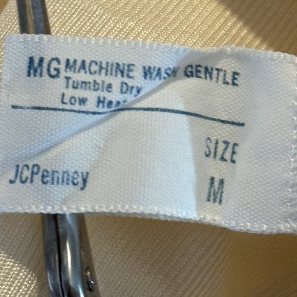 Vtg Ivory Nylon Lace Maxi Slip Dress Gown Sz M Nightgown Glam Bridal Romantic - Picture 8 of 12